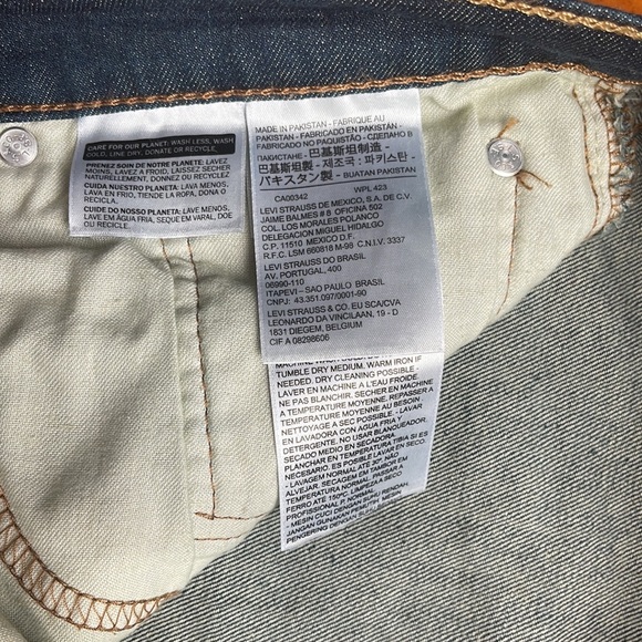 Mens Levi Strauss 514 size 33x32 - Picture 6 of 8